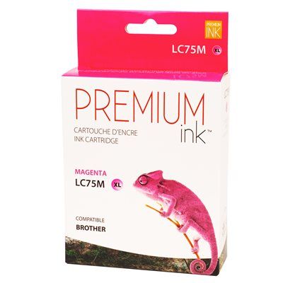 Brother LC75M Cartouche d'encre Magenta Compatible