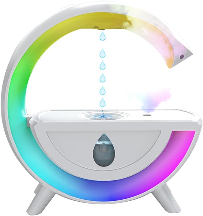 G humidifier RGB Night Light Water Droplet Sprayer Anti-Gravity Air Humidifier