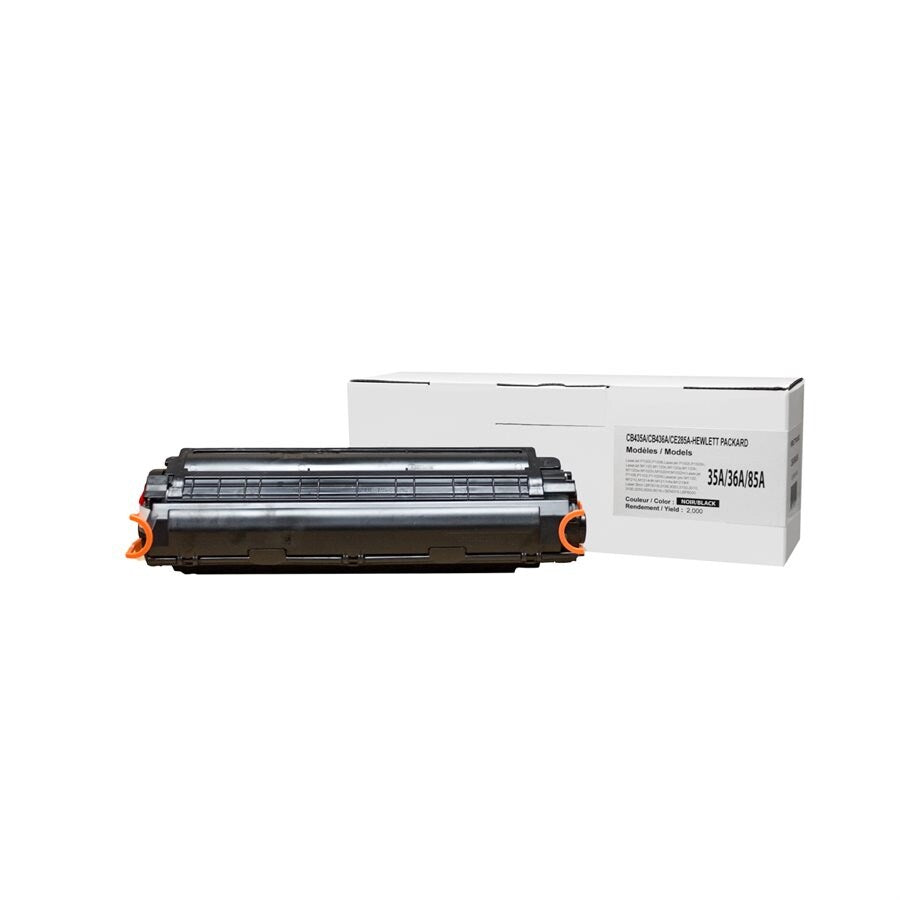 HP CE285A®CB435A®CB436  Canon 125 Cartouche Toner Noire Économique Universelle