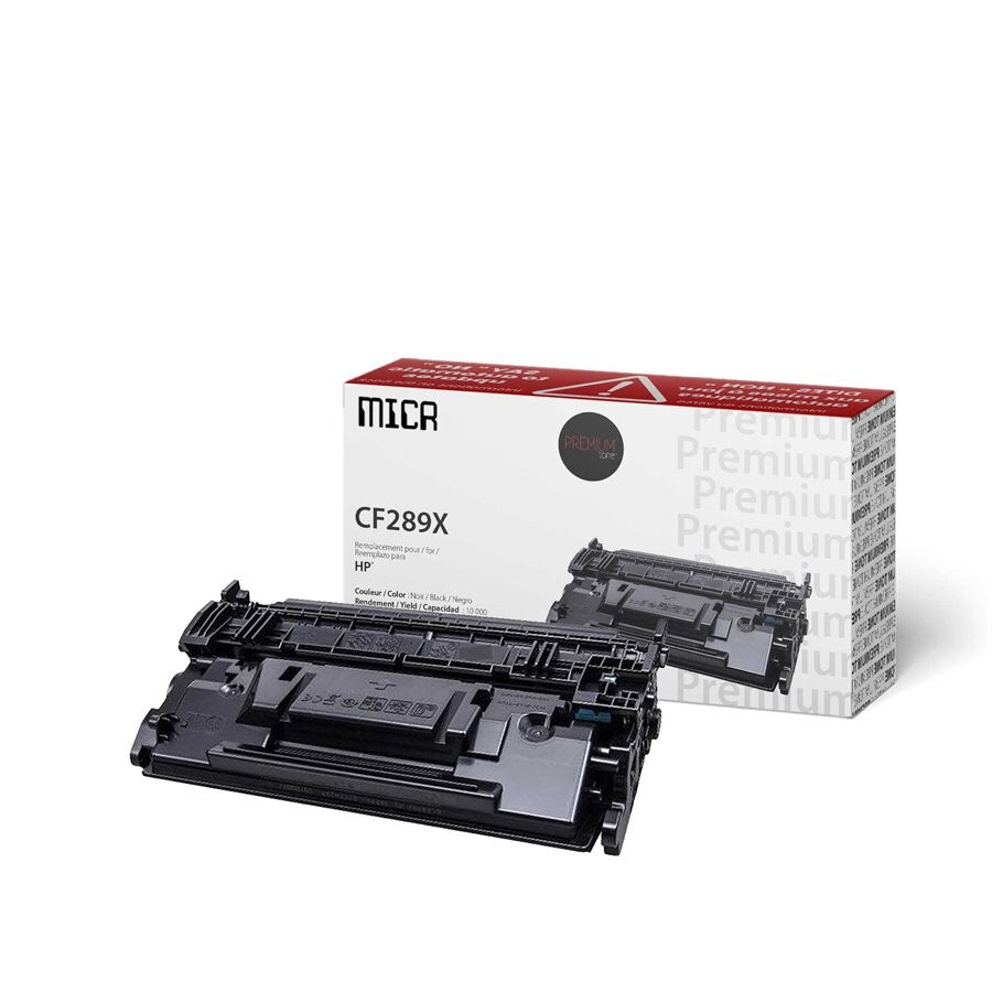 HP 89X®CF289X Black MICR Compatible Toner Cartridge 