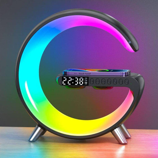 G11: All-in-One Bluetooth Speaker with RGB Light and 15W Wireless Charging