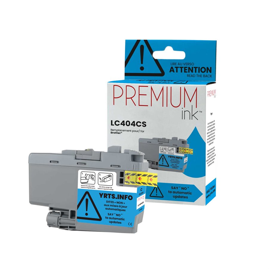 Brother LC404CS Cyan Compatible Ink Cartridge