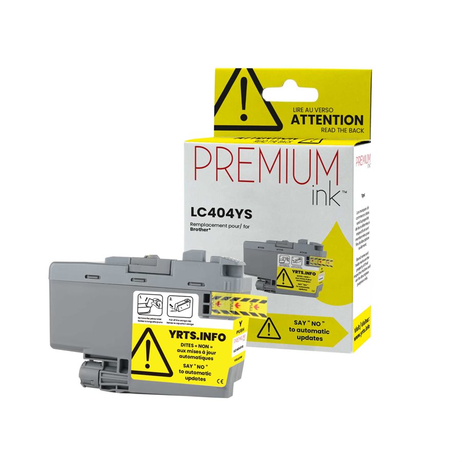 Brother LC404YS Yellow Compatible Ink Cartridge