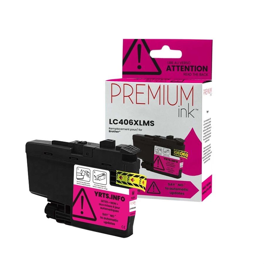 Brother LC406XLMS Magenta Compatible Ink Cartridge