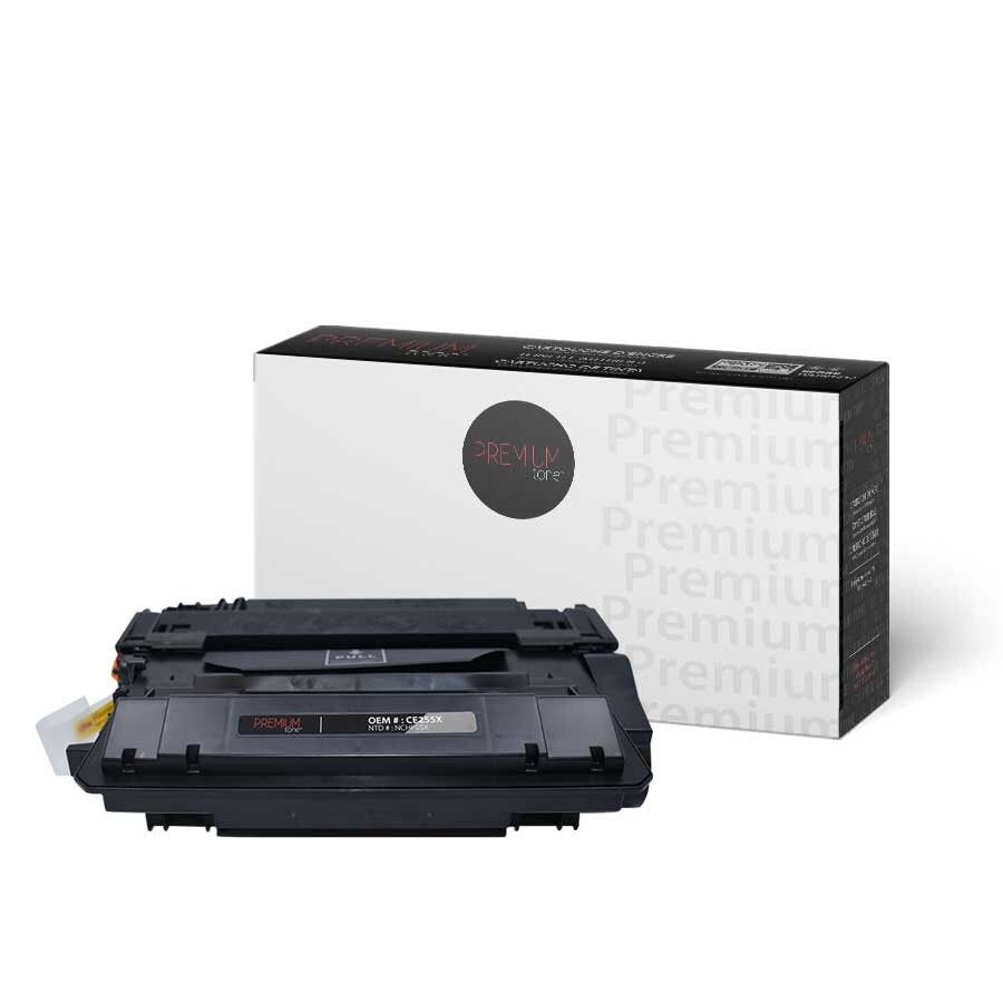 HP 55X®CE255X Black Compatible Toner Cartridge 