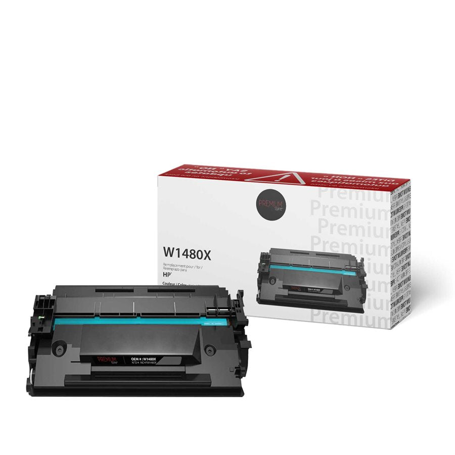 HP 148X®W1480X Cartouche Toner Noire Compatible