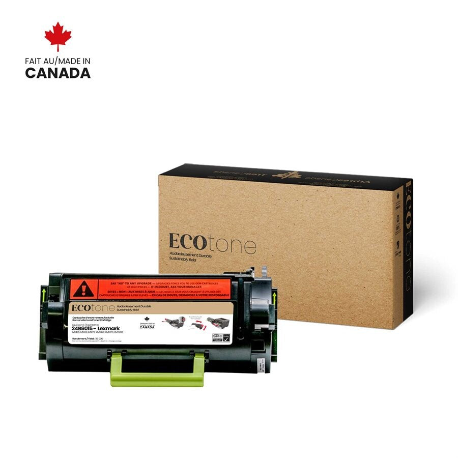 Lexmark 24B6015 Black Remanufactured Toner Cartridge