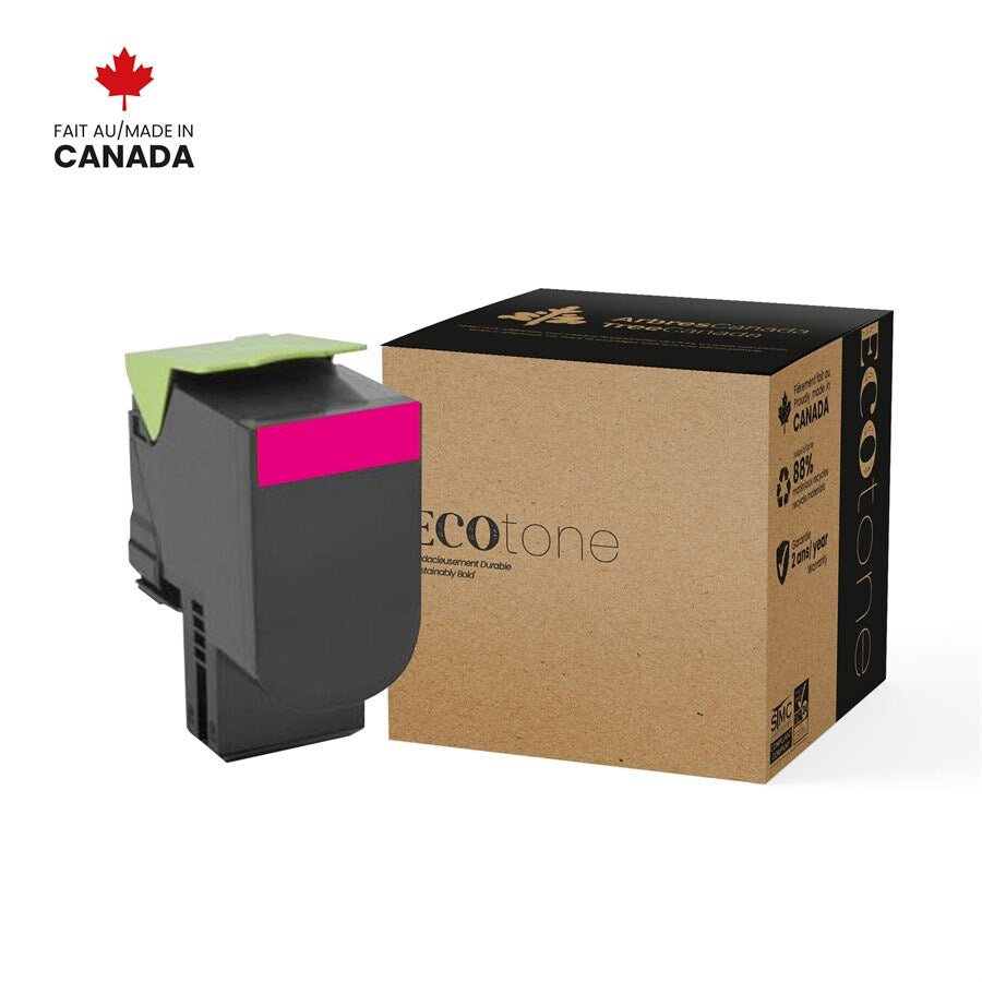 Lexmark 78C1XM0 Cartouche Toner Magenta Réusinée