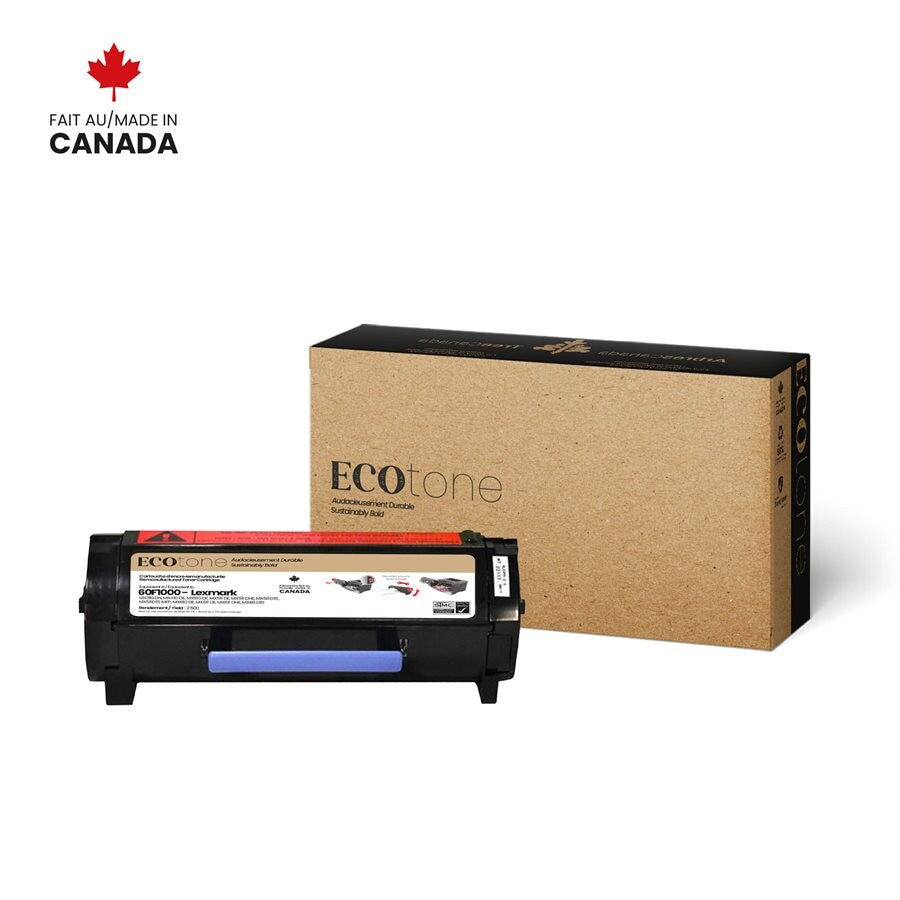 Lexmark 60F1000 Cartouche Toner Noire Réusinée