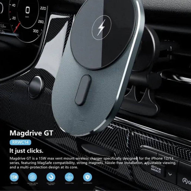 S11 Magnetic wireless car  Charging phone Holder Air Vent 15W Fast Charging
