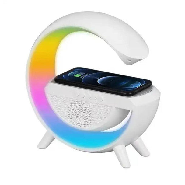 BT-2301: Multifunctional Table Lamp with Bluetooth Speaker and Wireless Charging
