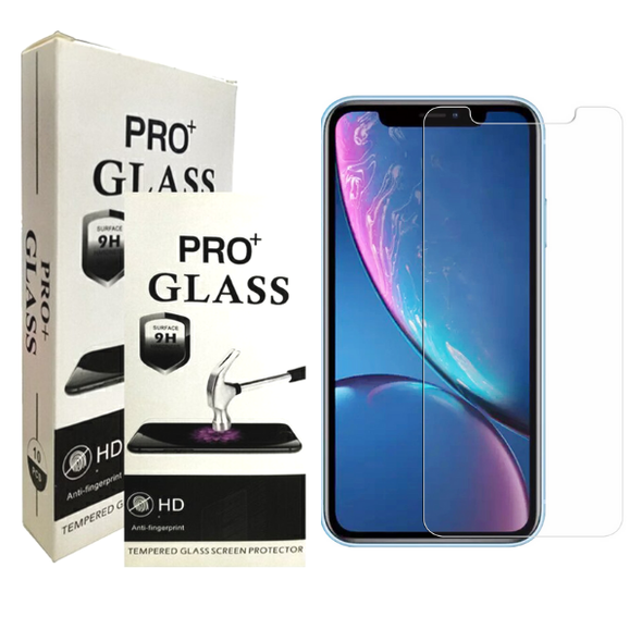 iPhone 11 / XR Protecteur d'écran en verre trempé Pro+ Glass  Ultra-clair Haute Définition