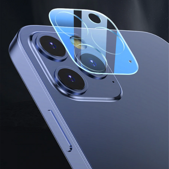 iPhone 11 Pro- Protecteur d'appareil photo et protection d'objectif en verre trempé 3D