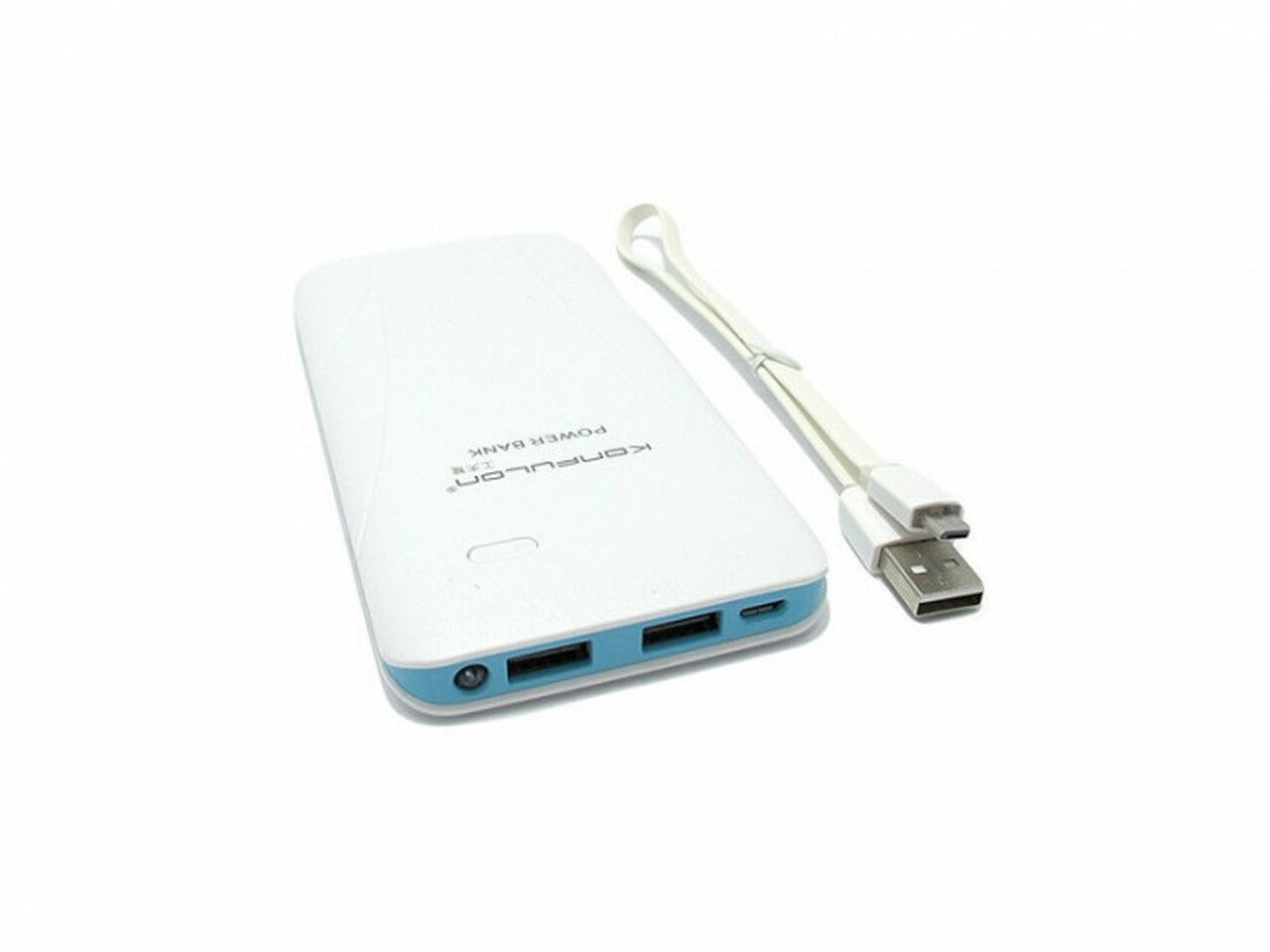 Chargeur Portable Power Banc sans fils 1000 mAh- 2 Sortie USB 1 Lumière LED