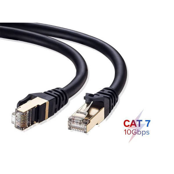 10 Pied Cat7 10 Gbps 1000MHz câble réseau Ethernet Rapide
