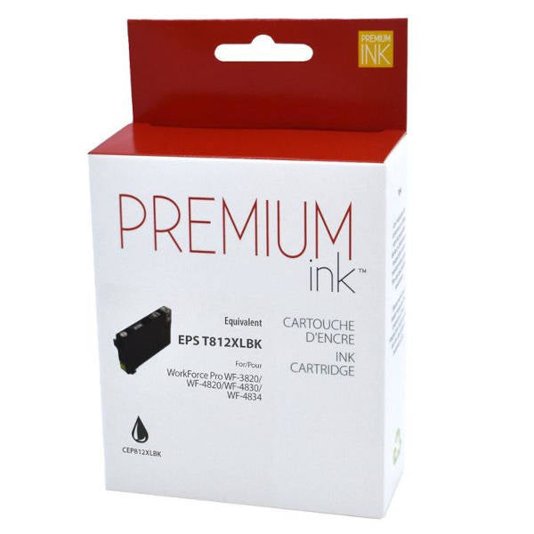 Epson T812XL®T812XL120 Black Compatible Ink Cartridge