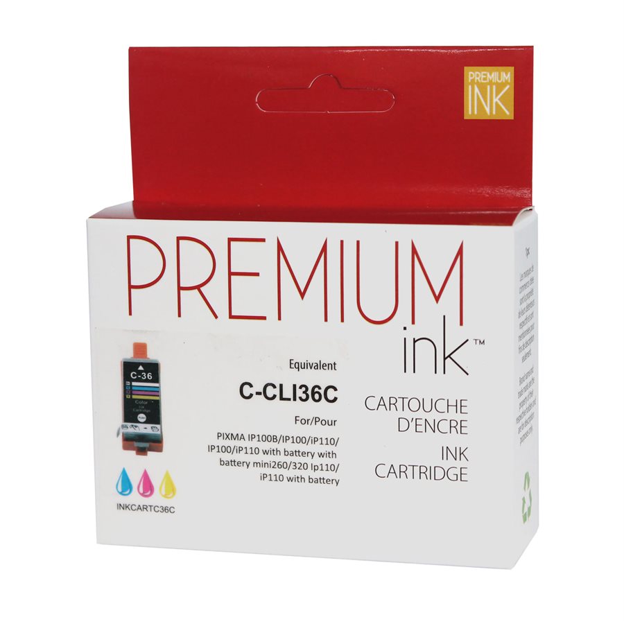 Canon CLI-36®1511B002 Cartouche d'encre Couleur Compatible