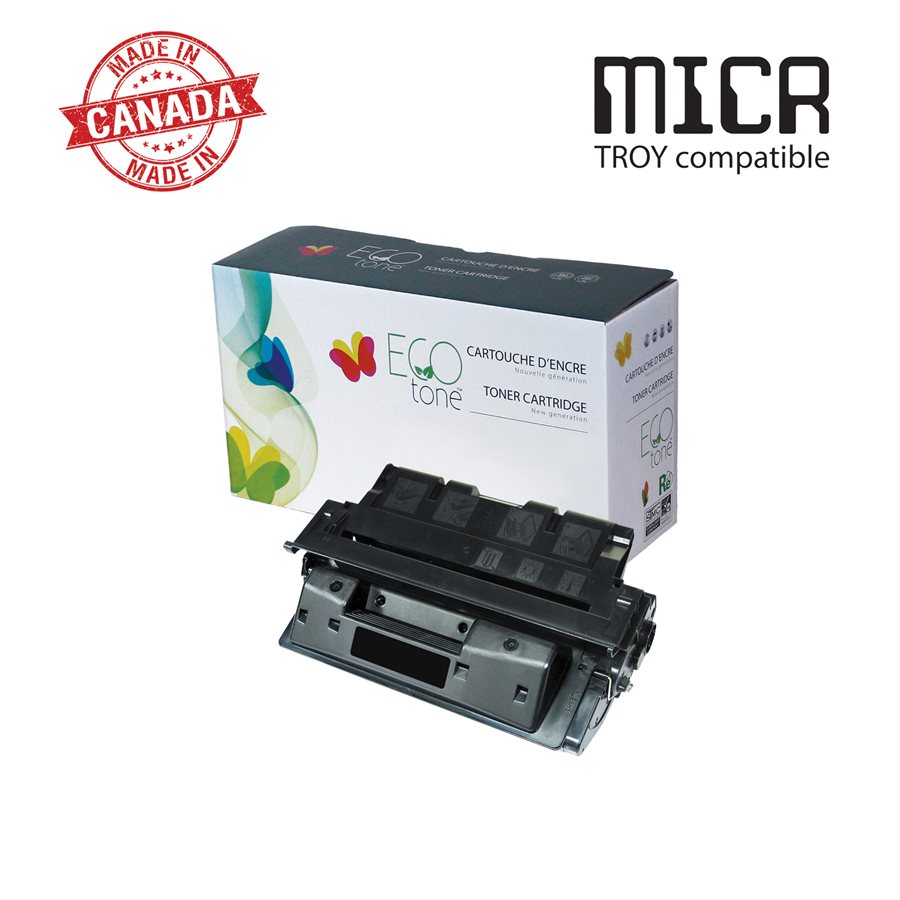 HP 61X®C8061X Black Remanufactured Toner Cartridge MICR