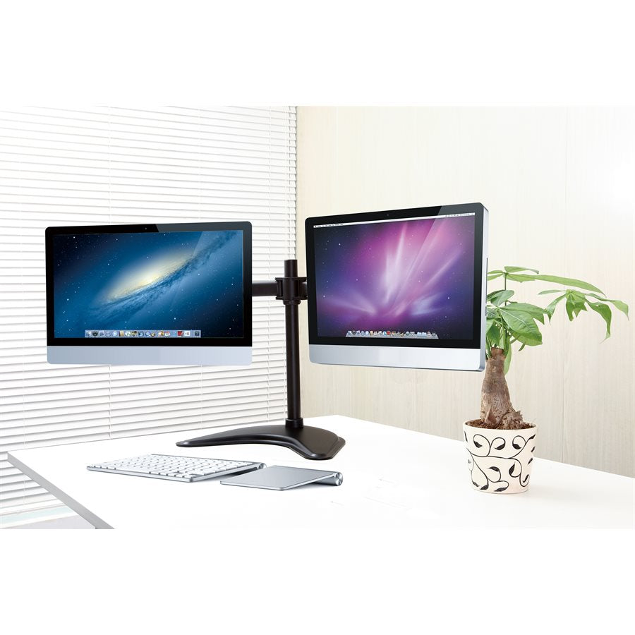 IntekView Freestanding Double Monitor Stand