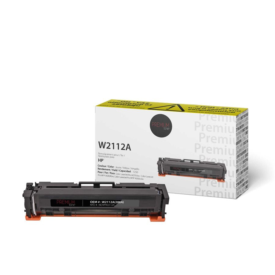 HP 206A®W2112A Yellow Compatible Toner Cartridge 
