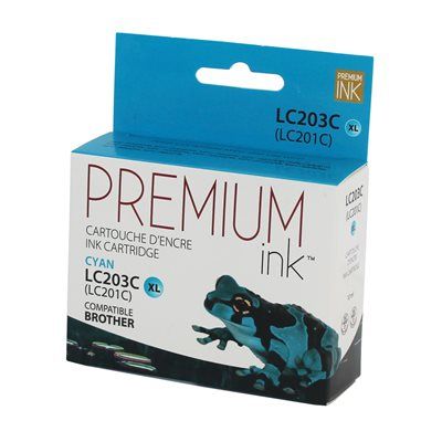 Brother LC203C (XL) Cyan Compatible Ink Cartridge