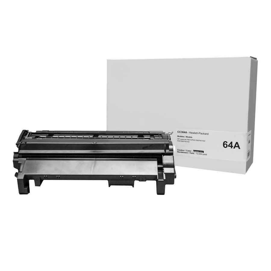 HP 64A® CC364A Black Economic Toner Cartridge 