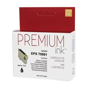 Epson 88®T088120 Cartouche d'encre Noire Compatible