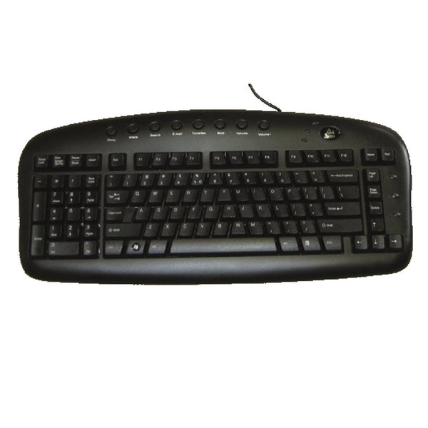 Clavier gaucher noir Avec fil USB anglais, BS29B333023