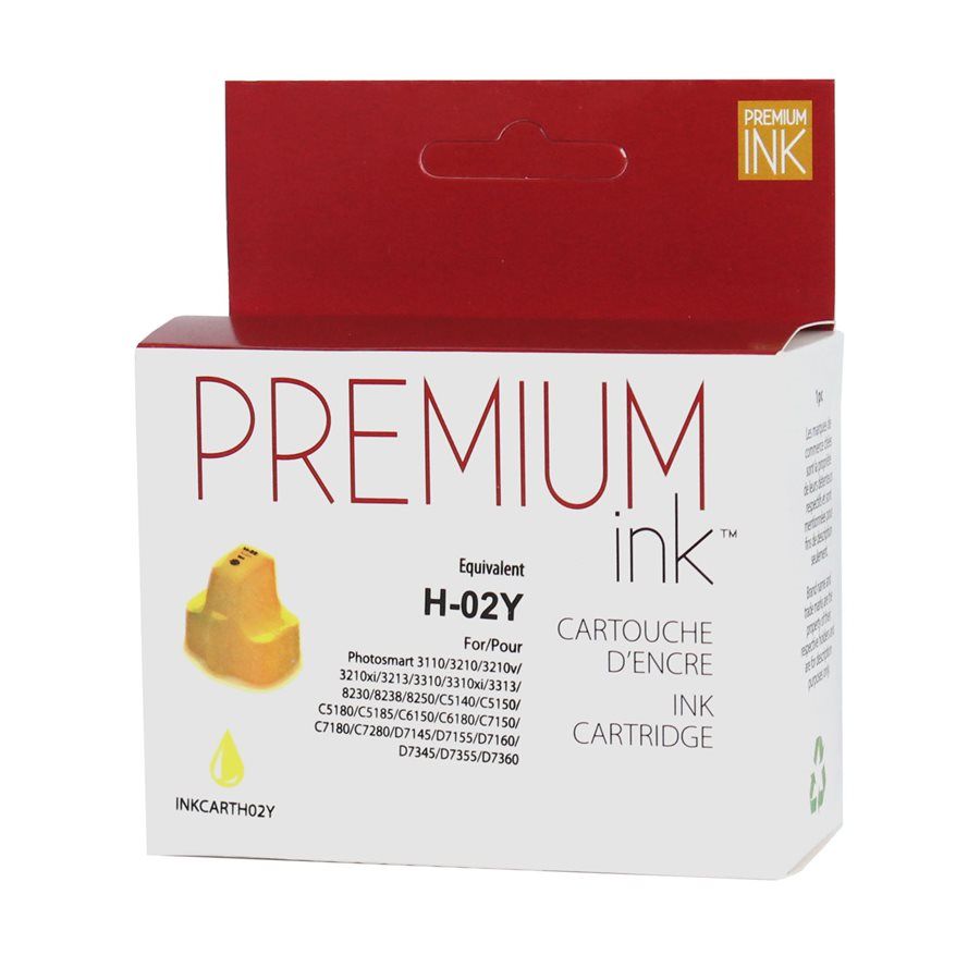 HP 02®C8773WN Yellow Compatible Ink Cartridge