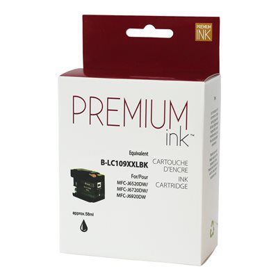 Brother LC109 (XL) Black Compatible Ink Cartridge