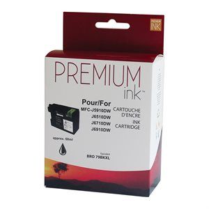 Brother LC79BK (XL) Black Compatible Ink Cartridge