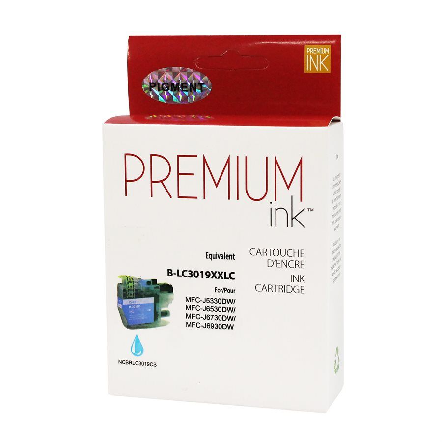 Brother LC3019C (XL) Cyan Compatible Ink Cartridge
