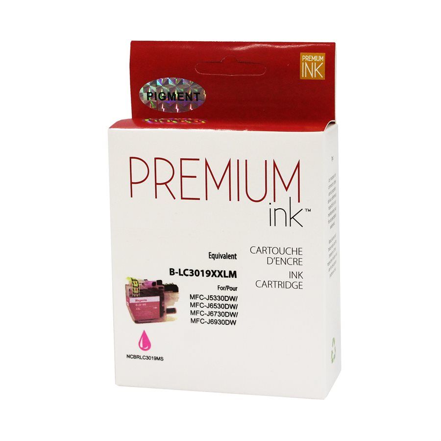 Brother LC3019M Cartouche d'encre Magenta Compatible
