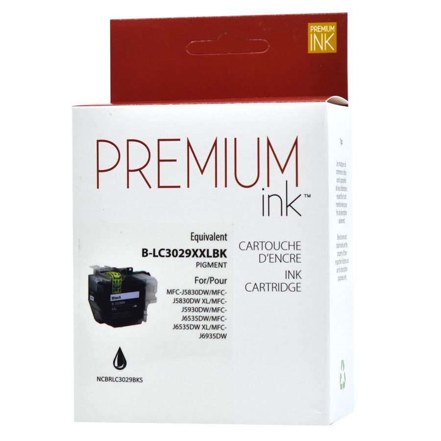 Brother LC3029BK (XL) Black Compatible Ink Cartridge