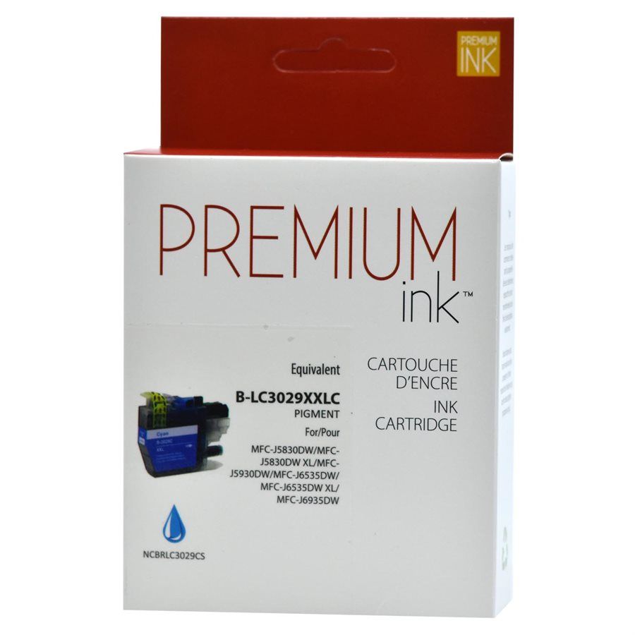 Brother LC3029C (XL) Cyan Compatible Ink Cartridge