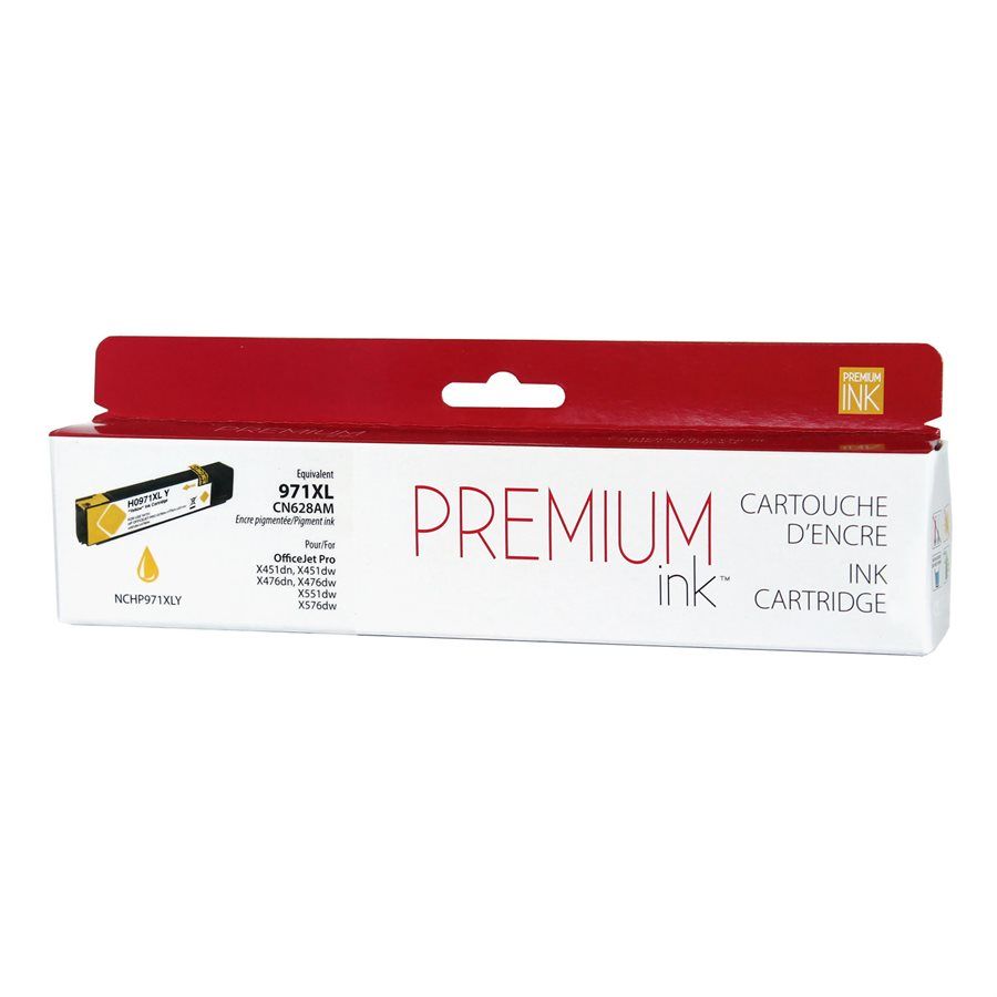 HP 971XL®CN628AM Yellow Compatible Ink Cartridge