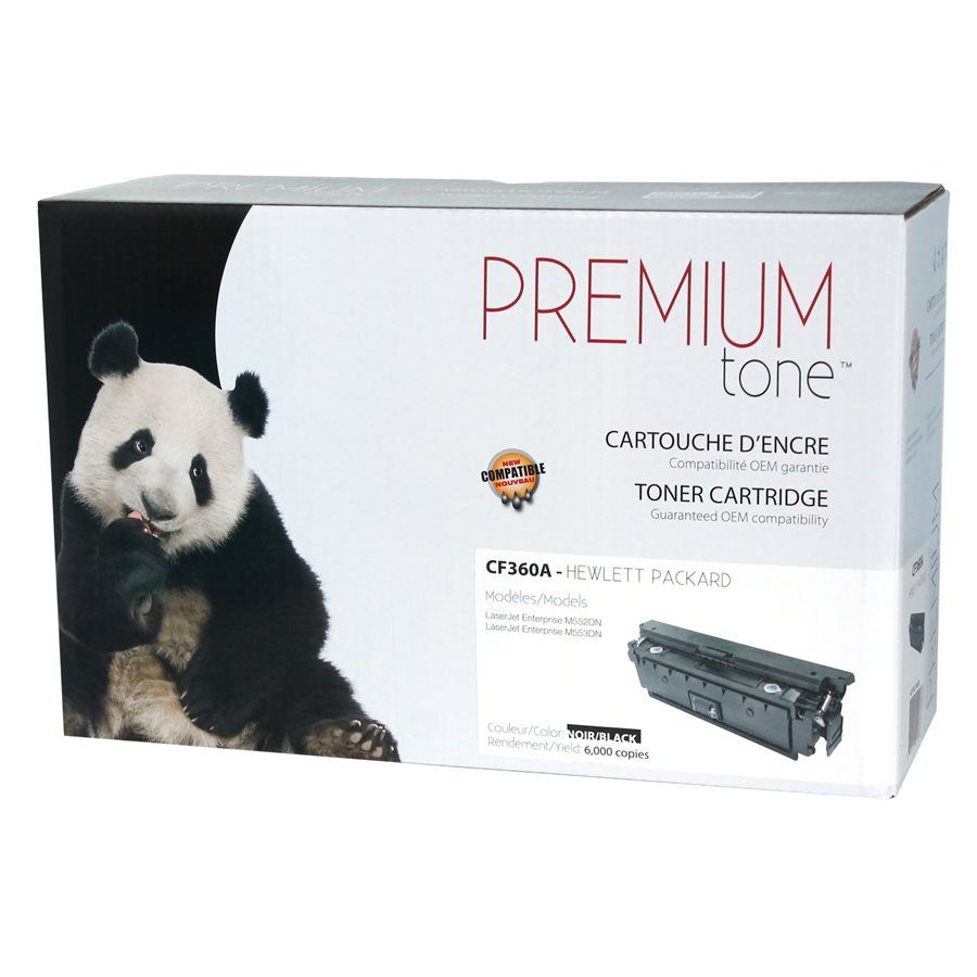 HP 508A® CF360A  Cartouche Toner Noire Compatible