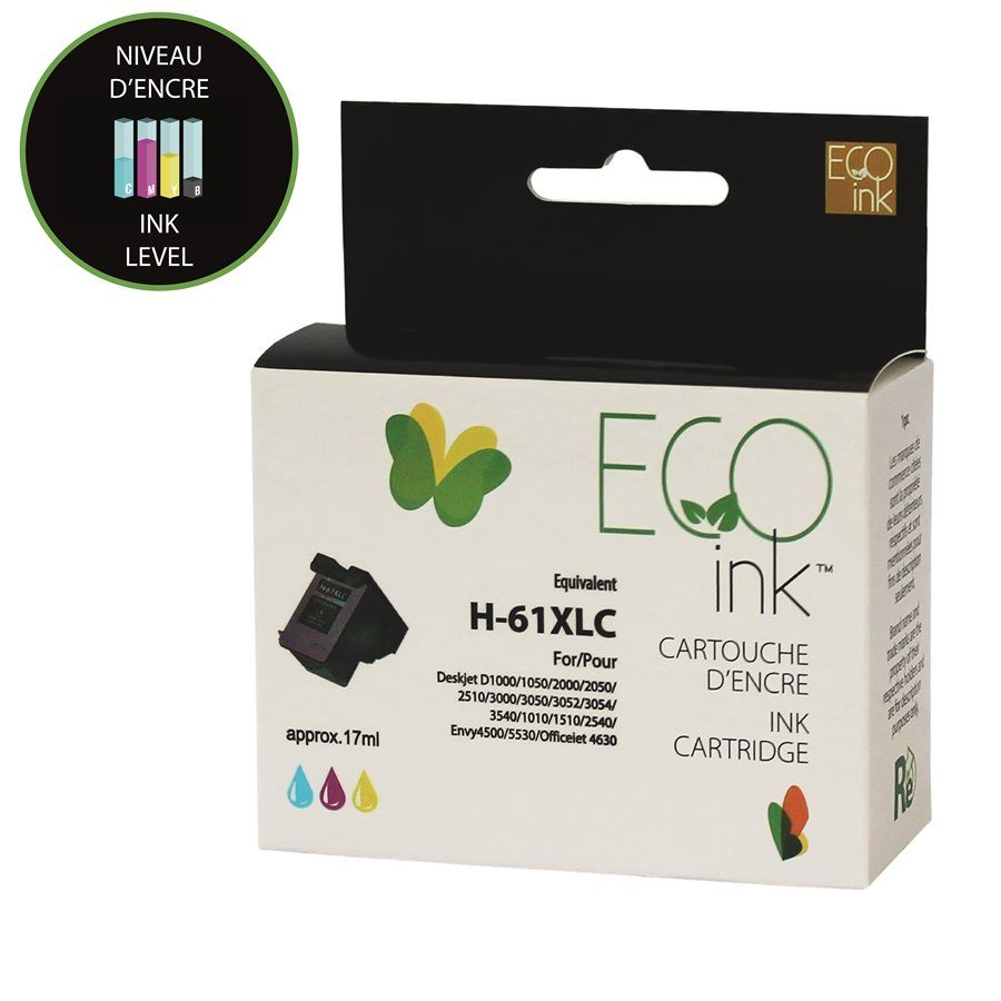 HP 61XL®CH564WC TriColor Remanufactured Ink Cartridge